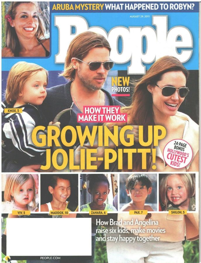 PEOPLE magazine side cover 29 August 2011