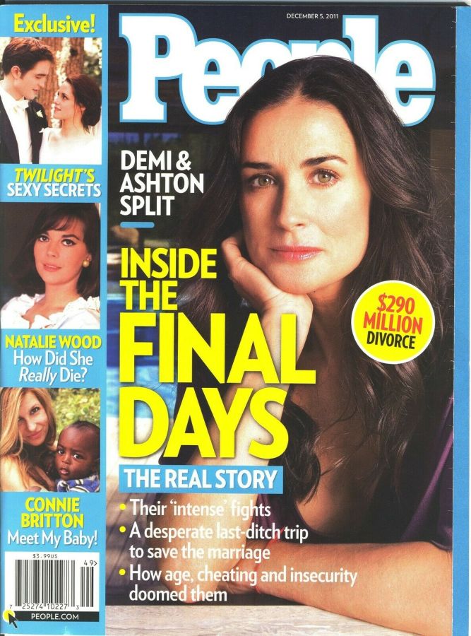 PEOPLE magazine side cover 5 December 2011