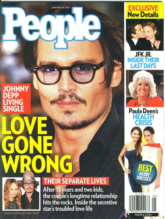 PEOPLE magazine side cover 30 January 2012