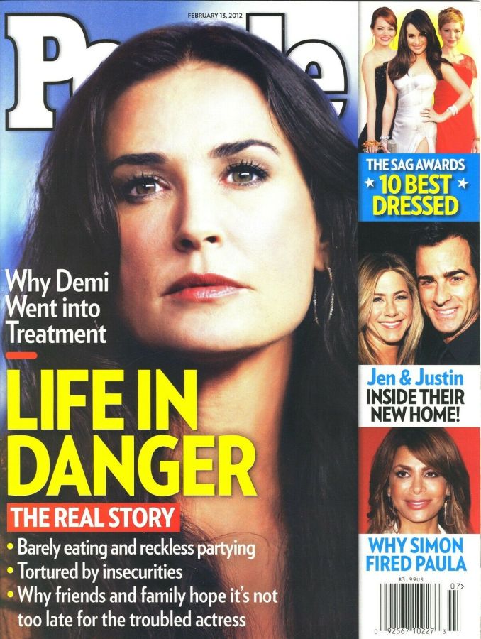 PEOPLE magazine side cover 13 February 2012