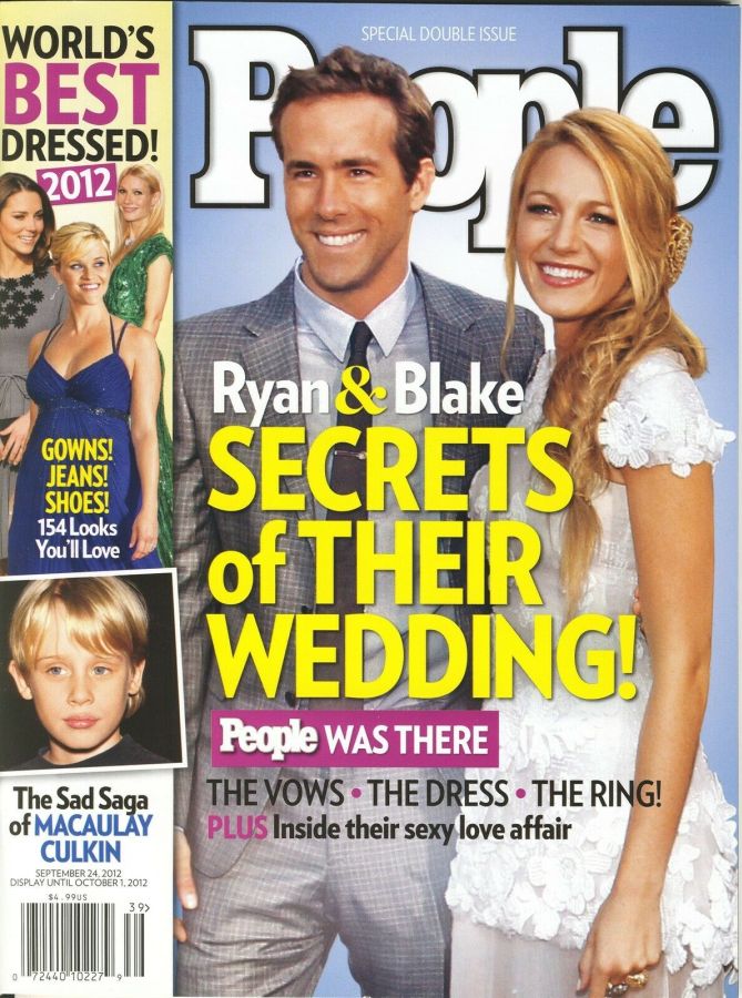 PEOPLE magazine side cover 24 September 2012