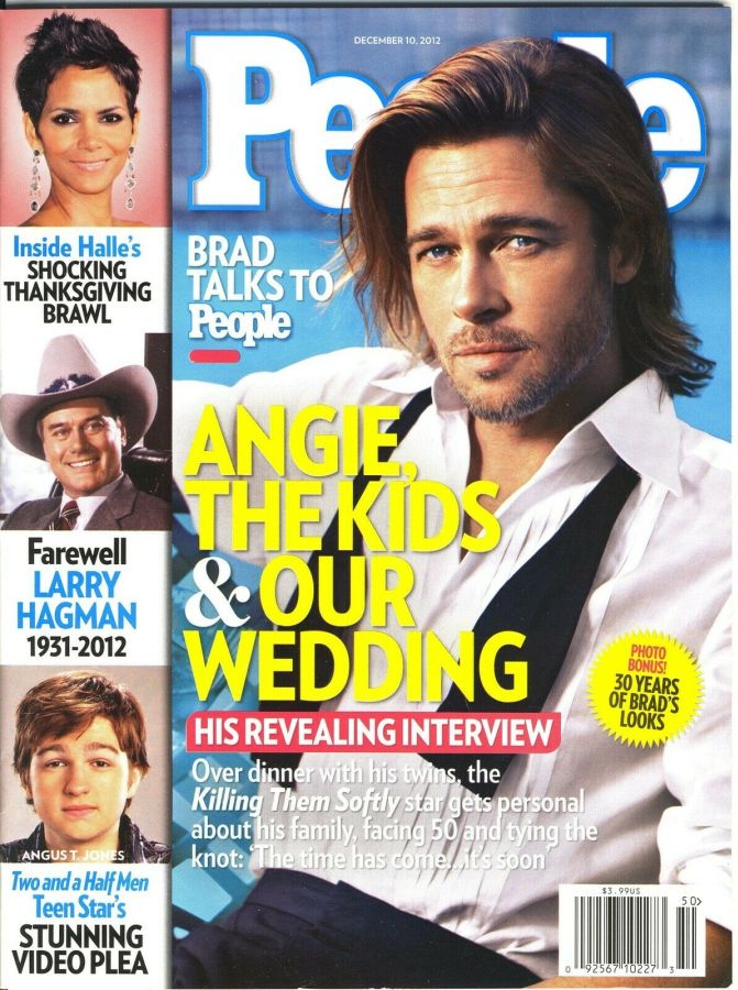 PEOPLE magazine side cover 10 December 2012