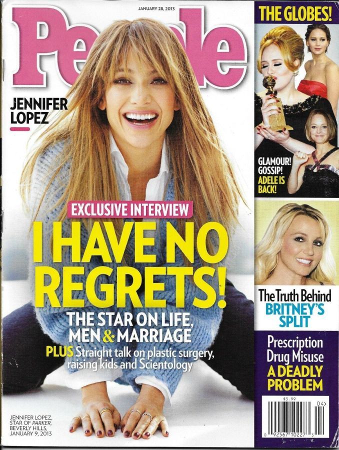 PEOPLE magazine side cover 28 January 2013