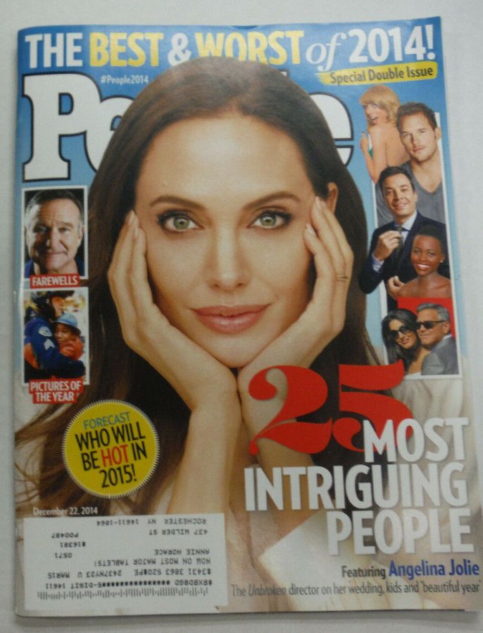 PEOPLE magazine side cover 22 December 2014
