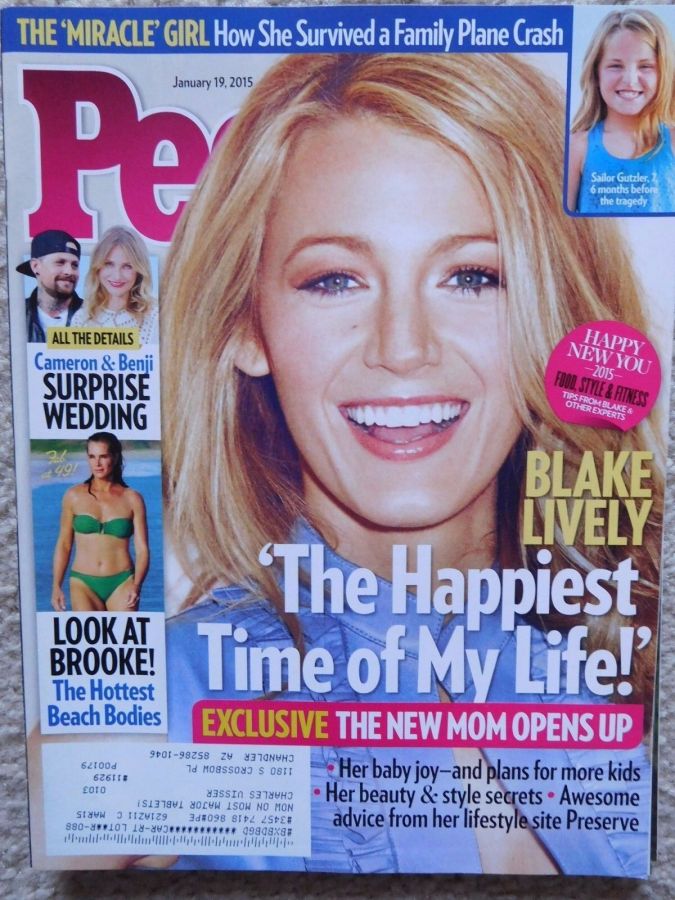 PEOPLE magazine side cover 19 January 2015