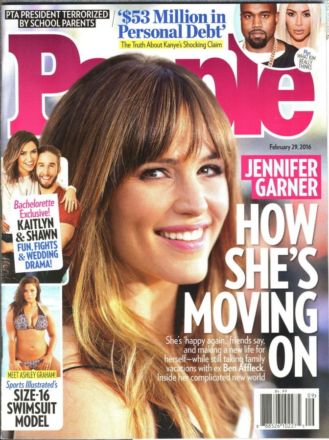PEOPLE magazine side cover 29 February 2016