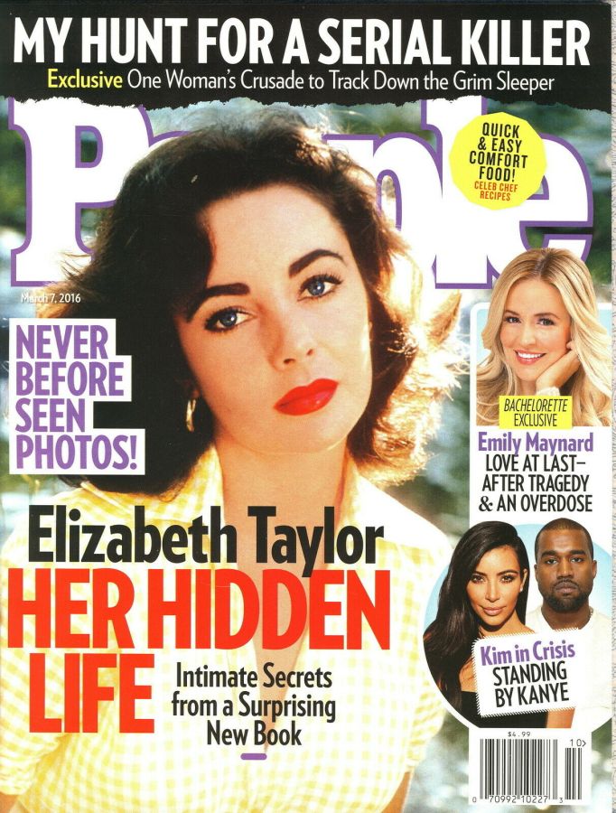 PEOPLE magazine side cover 7 March 2016