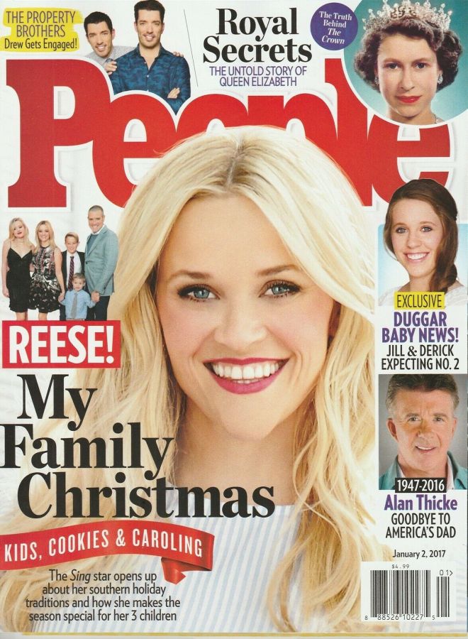 PEOPLE magazine side cover 2 January 2017
