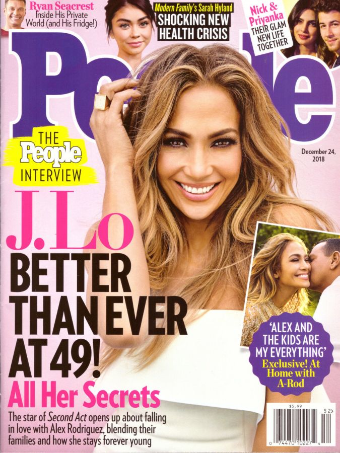 PEOPLE magazine side cover 24 December 2018