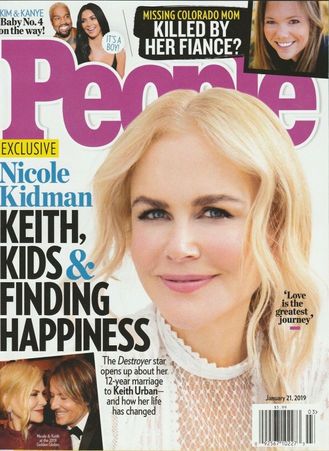 PEOPLE magazine side cover 21 January 2019