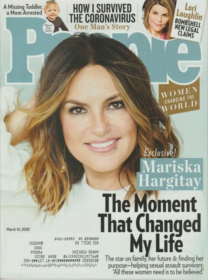 PEOPLE magazine side cover 16 March 2020