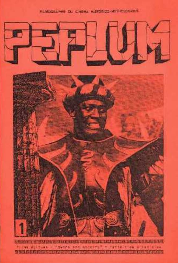 PEPLUM magazine side cover Issue 1 October 1978