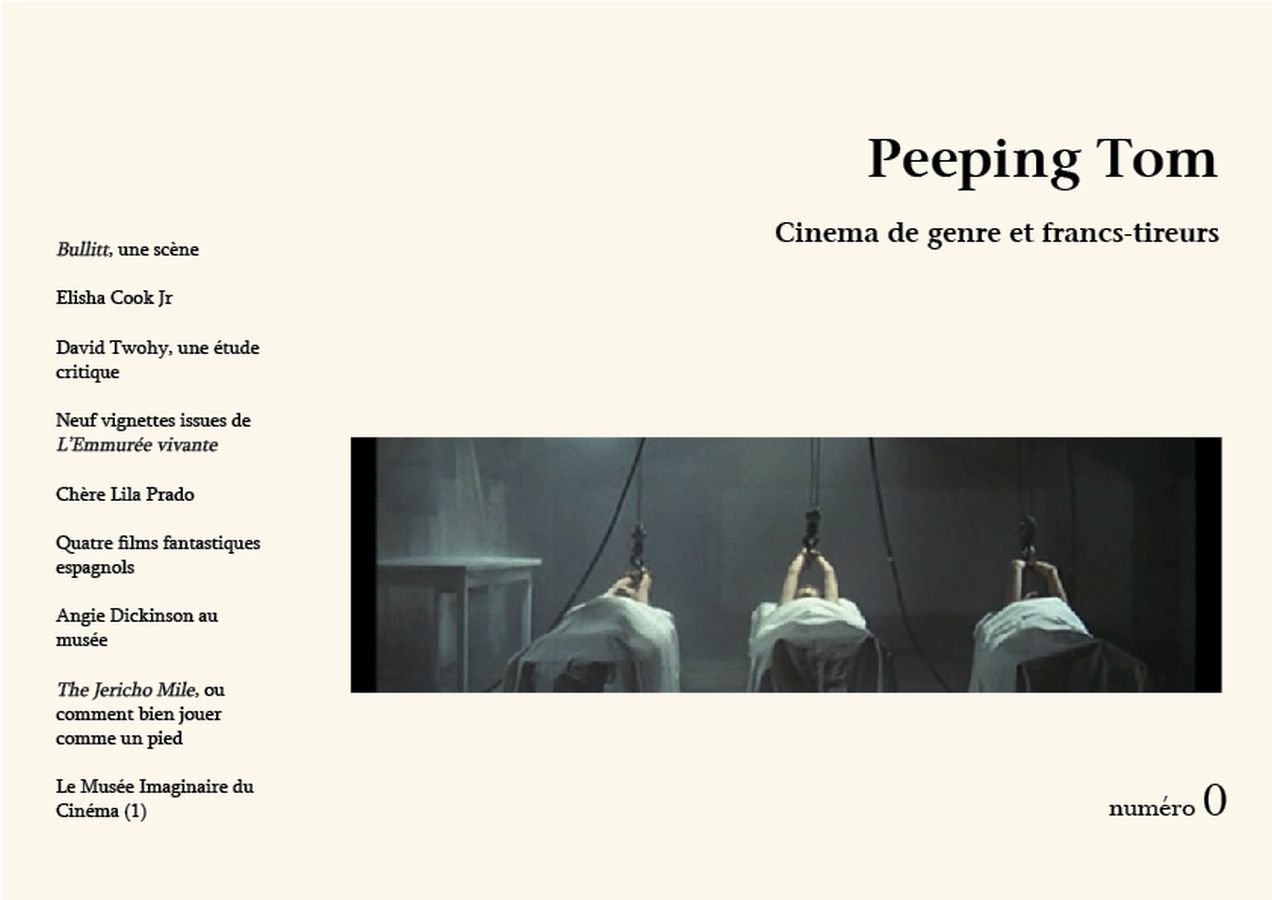 PEEPING TOM 2008 magazine side cover   2008