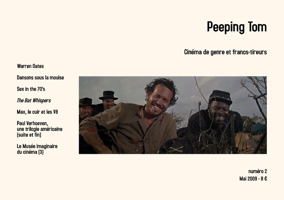 PEEPING TOM 2008 magazine side cover Issue 2  May 2009