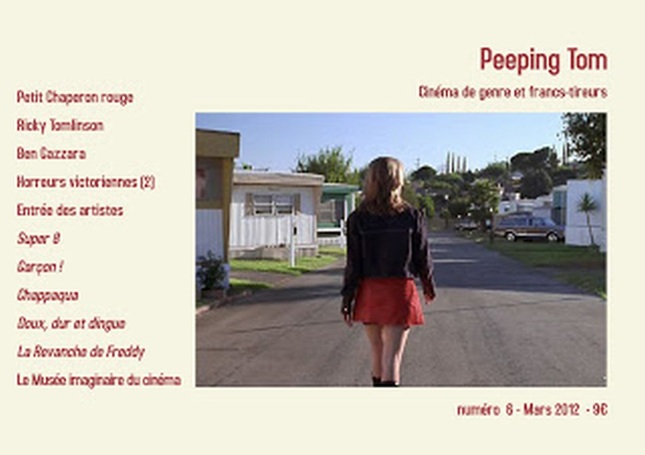 PEEPING TOM 2008 magazine side cover Issue 6  March 2012