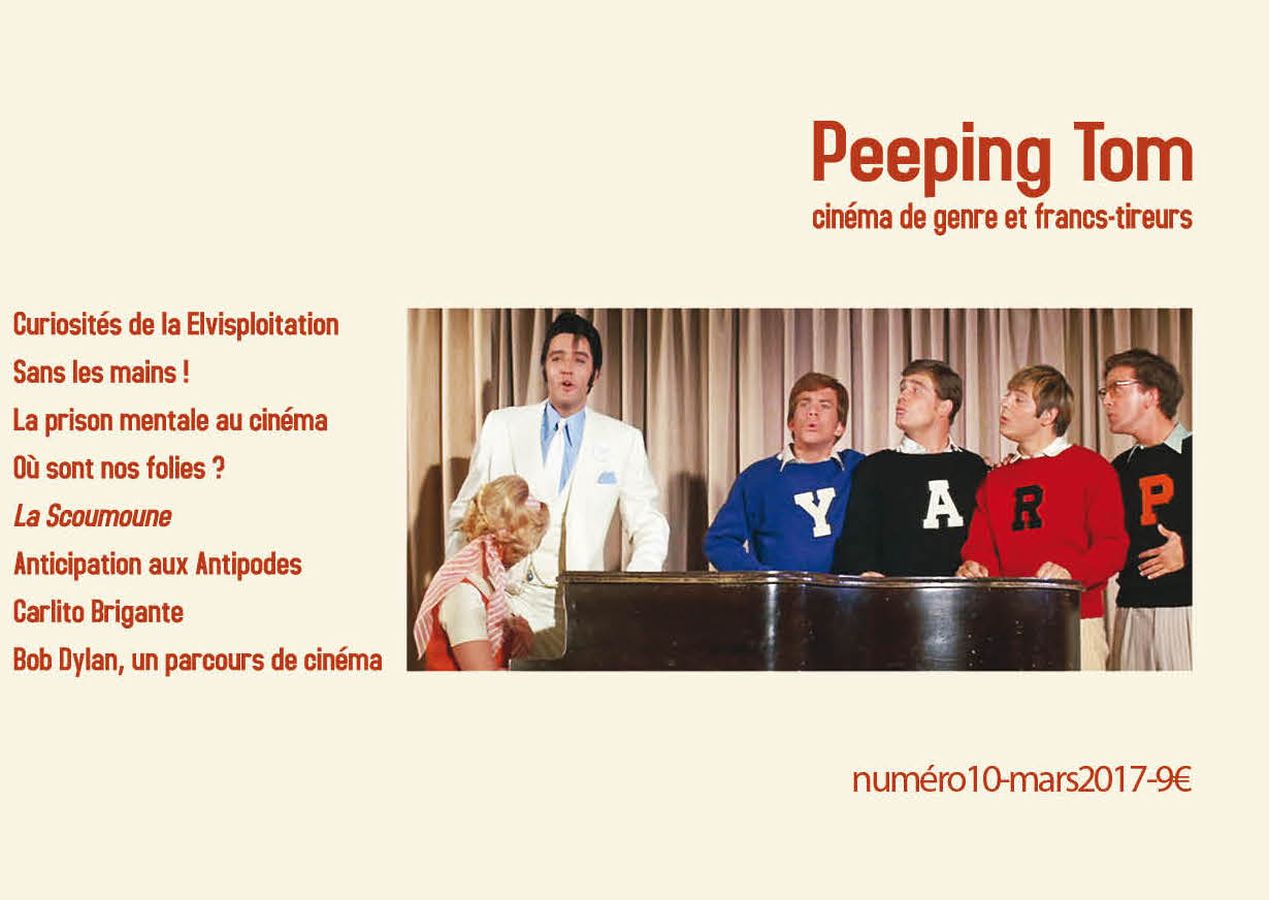 PEEPING TOM 2008 magazine side cover Issue 10  March 2017