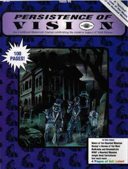 PERSISTENCE OF VISION (DISNEY) magazine side cover Issue 9  