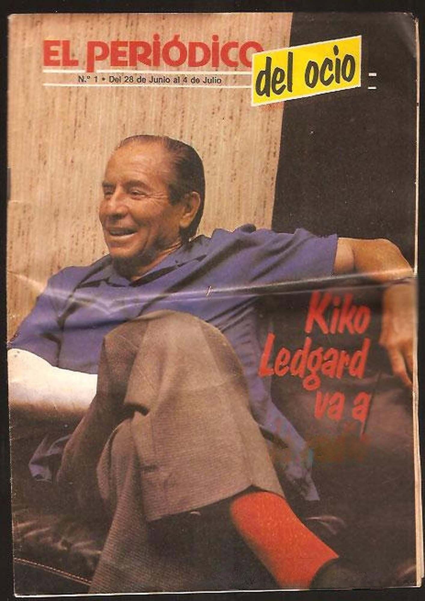 PERIODICO DEL OCIO magazine side cover Issue 1 28 June 1982