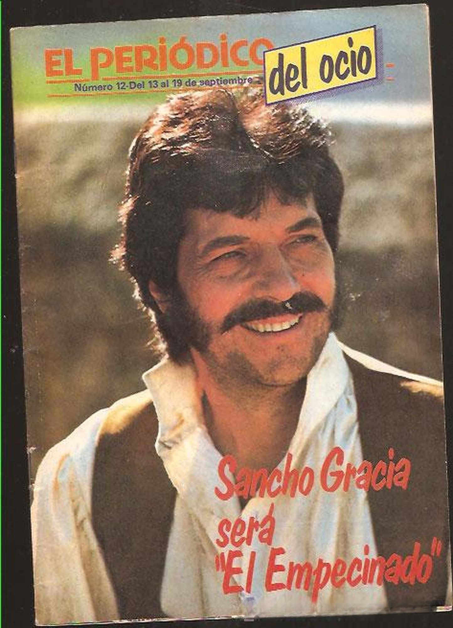 PERIODICO DEL OCIO magazine side cover Issue 12 12 September 1982
