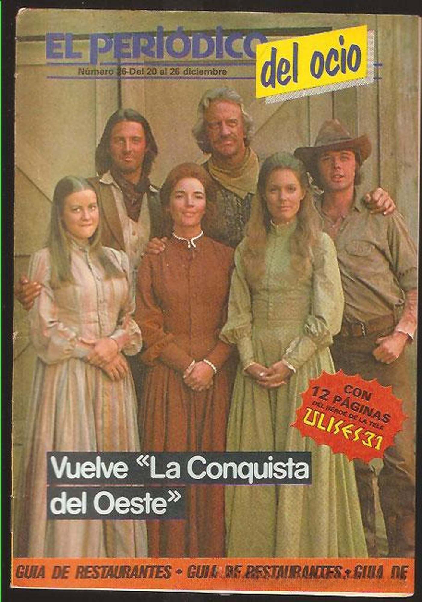 PERIODICO DEL OCIO magazine side cover Issue 26 20 December 1982
