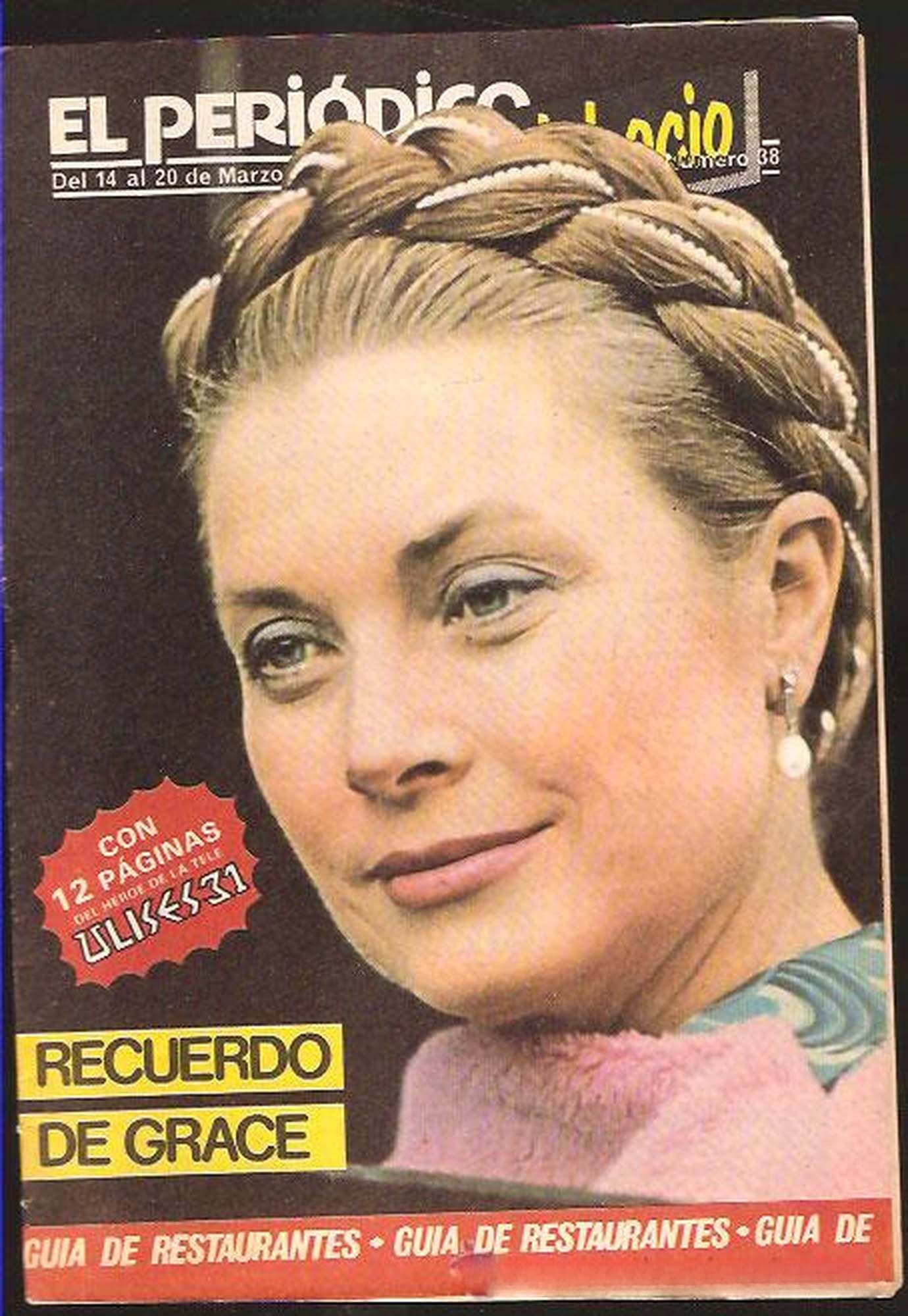 PERIODICO DEL OCIO magazine side cover Issue 38 14 March 1983