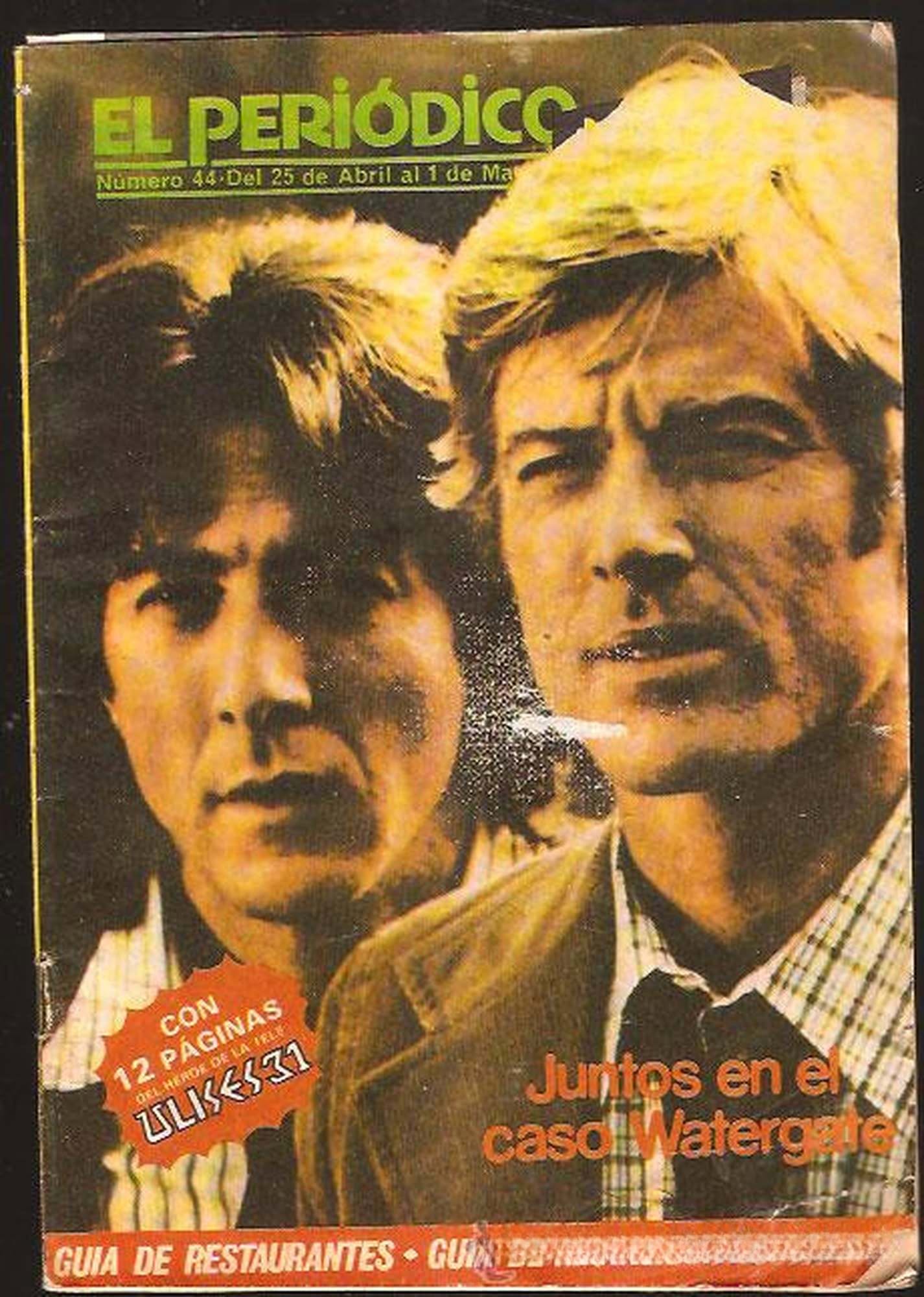 PERIODICO DEL OCIO magazine side cover Issue 44 25 April 1983