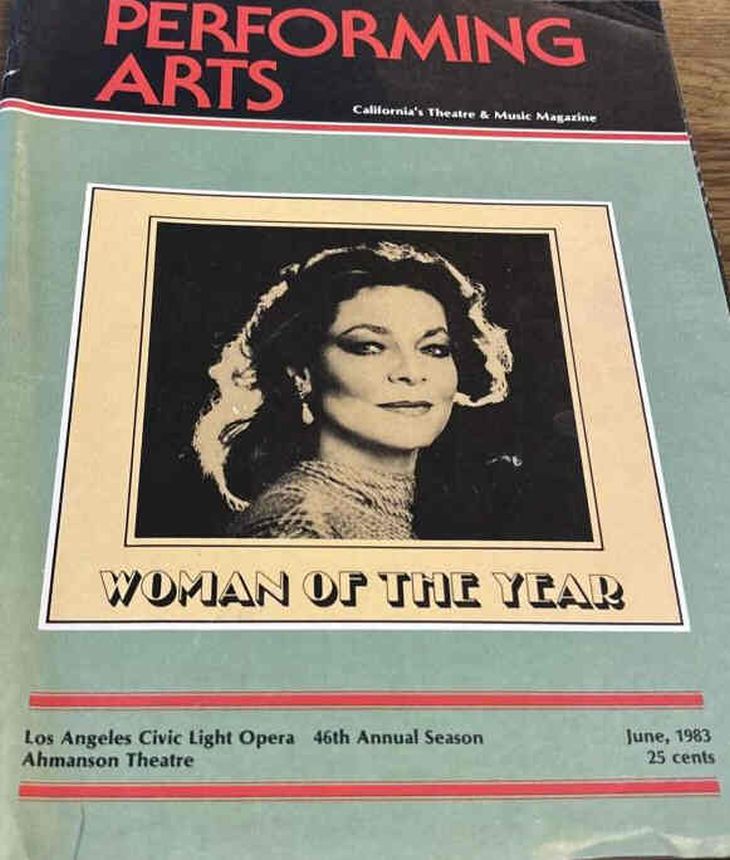 PERFORMING ARTS magazine side cover  June 1983