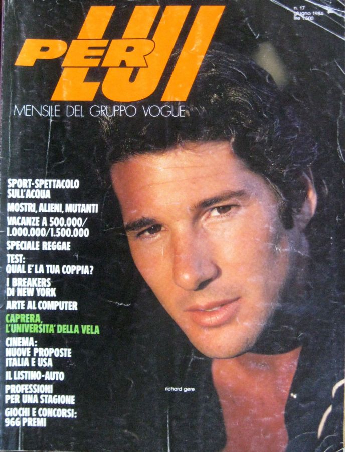 PER LUI magazine side cover Issue 17  June 1984