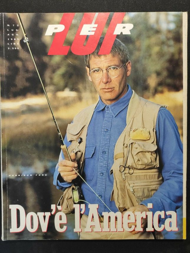 PER LUI magazine side cover Issue 73  July/August 1989