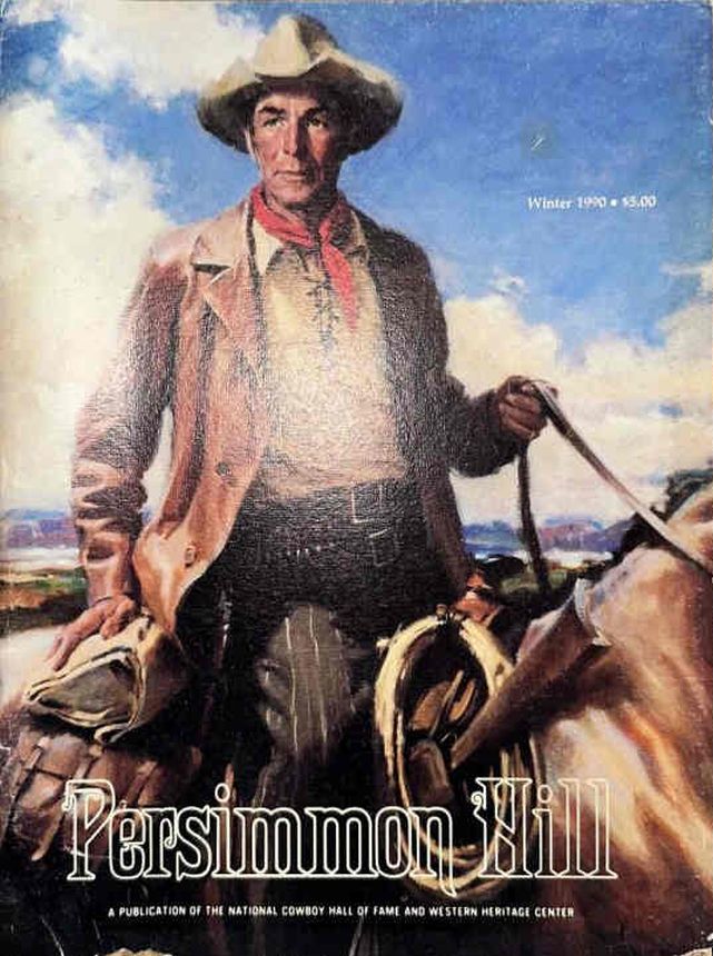 PERSIMMON HILL magazine side cover Winter 1990