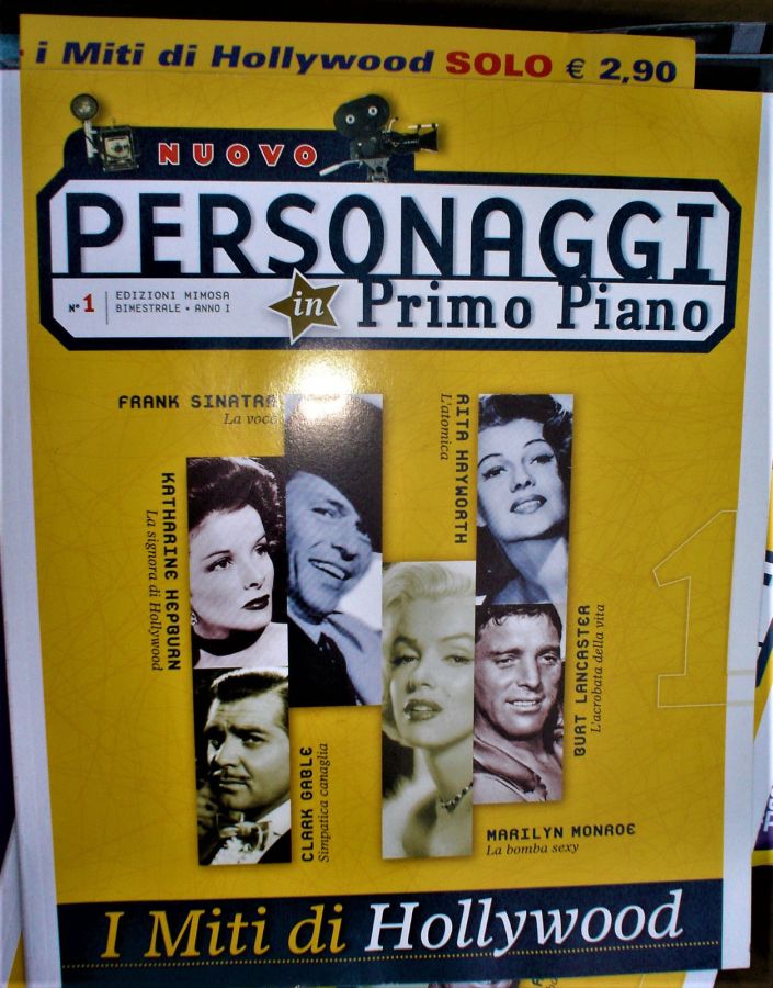 PERSONAGGI IN PRIMO PIANO magazine side cover Issue 1   2004