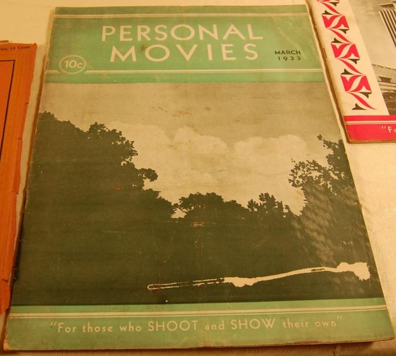 PERSONAL MOVIES magazine side cover March 1933