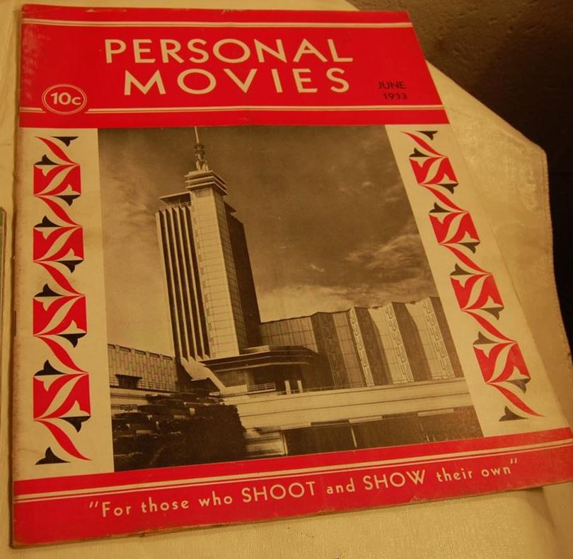 PERSONAL MOVIES magazine side cover June 1933