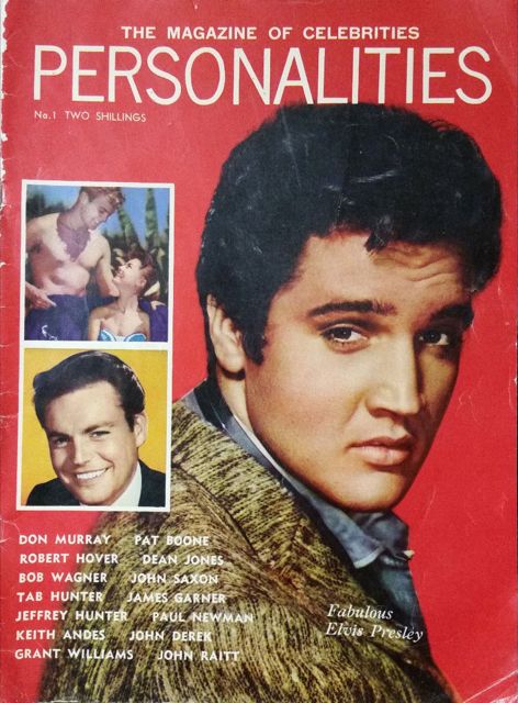PERSONALITIES magazine side cover Issue 1  1957
