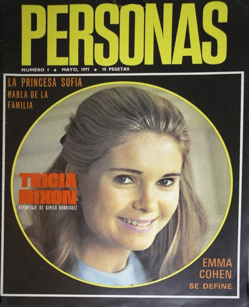 PERSONAS magazine side cover Issue 1  May 1971