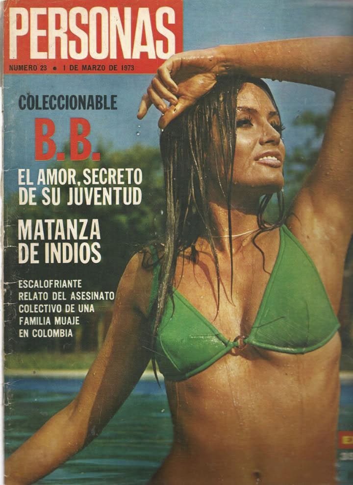 PERSONAS magazine side cover Issue 23  March 1973