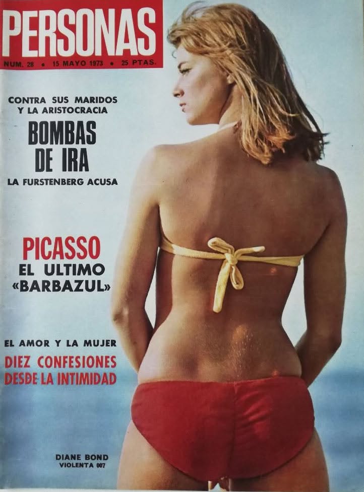 PERSONAS magazine side cover Issue 28  May 1973