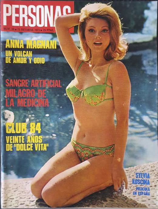 PERSONAS magazine side cover Issue 39  October 1973