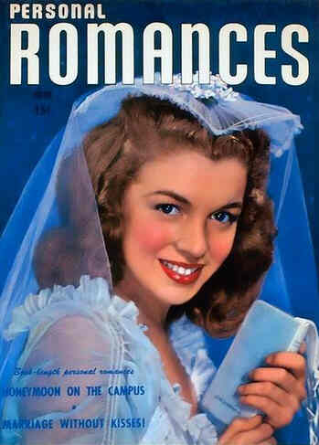 PERSONAL ROMANCES magazine side cover June 1947