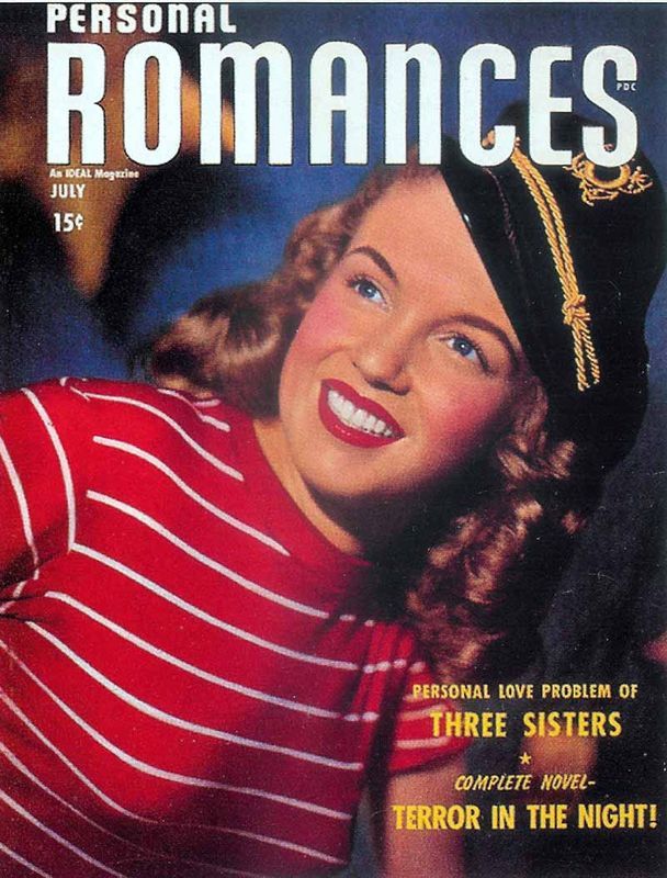 PERSONAL ROMANCES magazine side cover July 1947