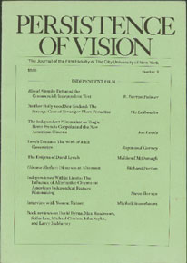 PERSISTENCE OF VISION magazine side cover Issue 6 Summer 1988