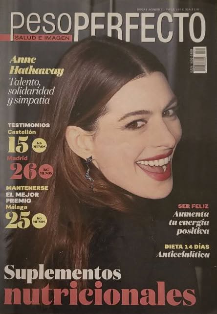 PESO PERFECTO magazine side cover Issue 81   