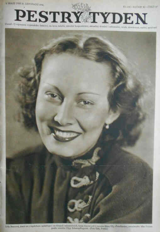 PESTRY TYDEN magazine side cover Issue 47   1936