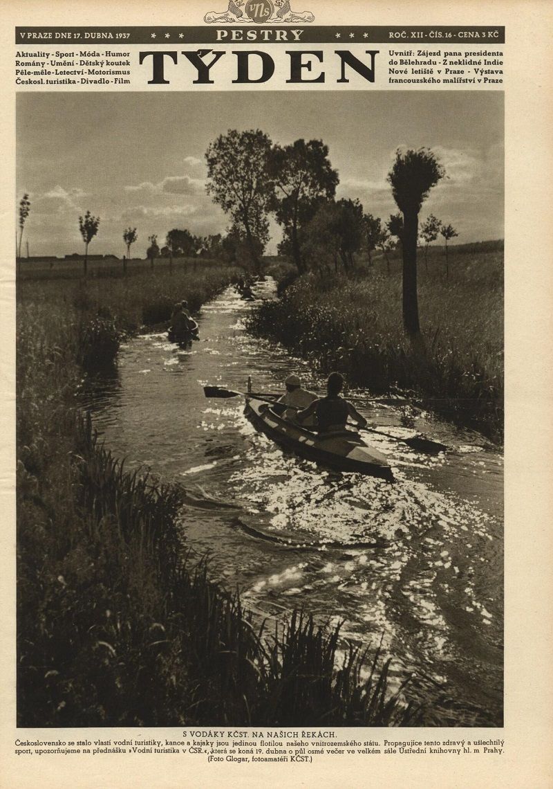 PESTRY TYDEN magazine side cover  12 No  16 17 April 1937