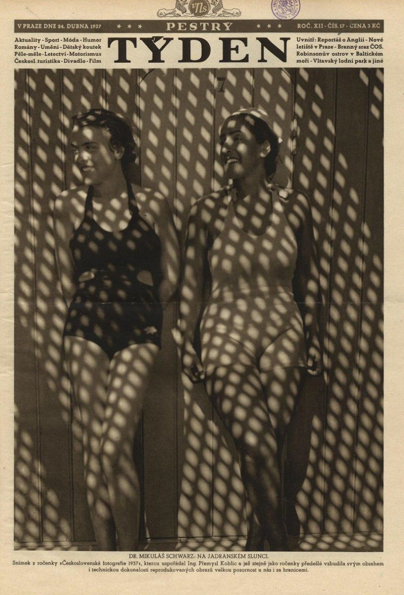 PESTRY TYDEN magazine side cover  12 No  17 24 April 1937