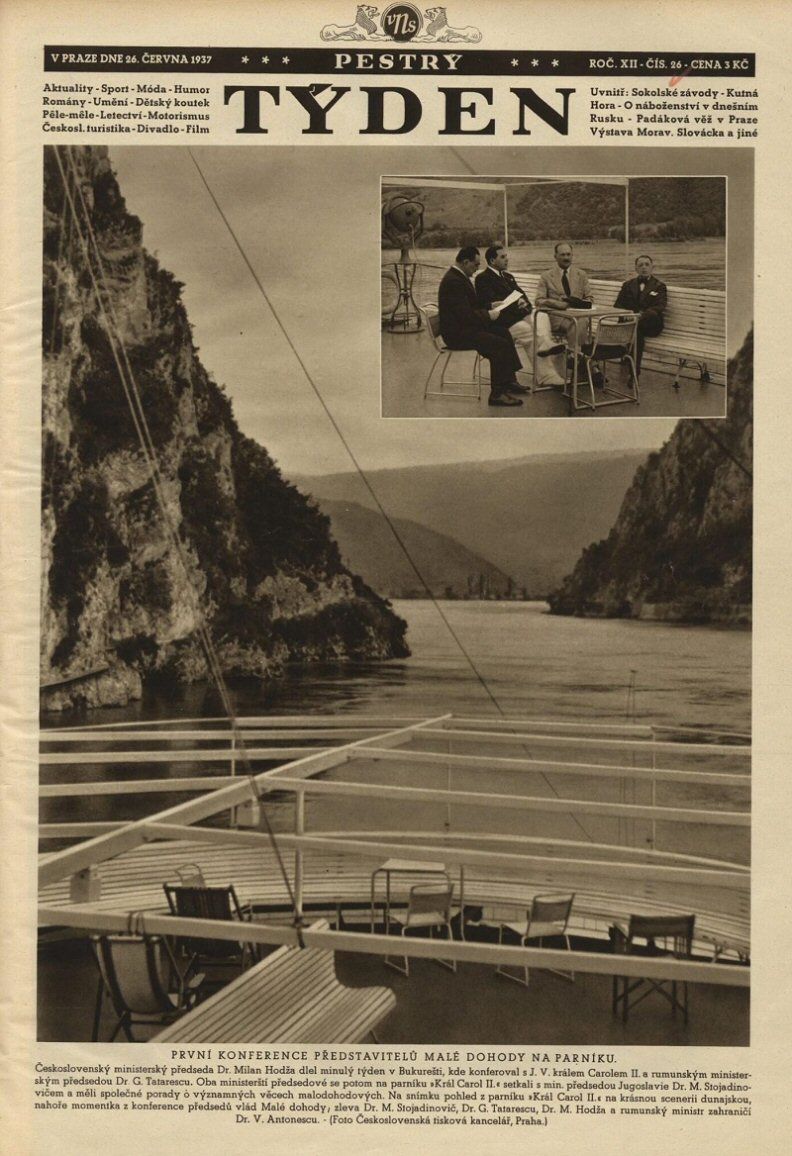 PESTRY TYDEN magazine side cover  12 No  26 26 June 1937