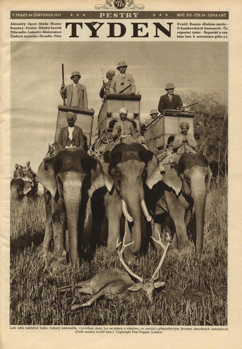 PESTRY TYDEN magazine side cover  12 No  30 24 July 1937