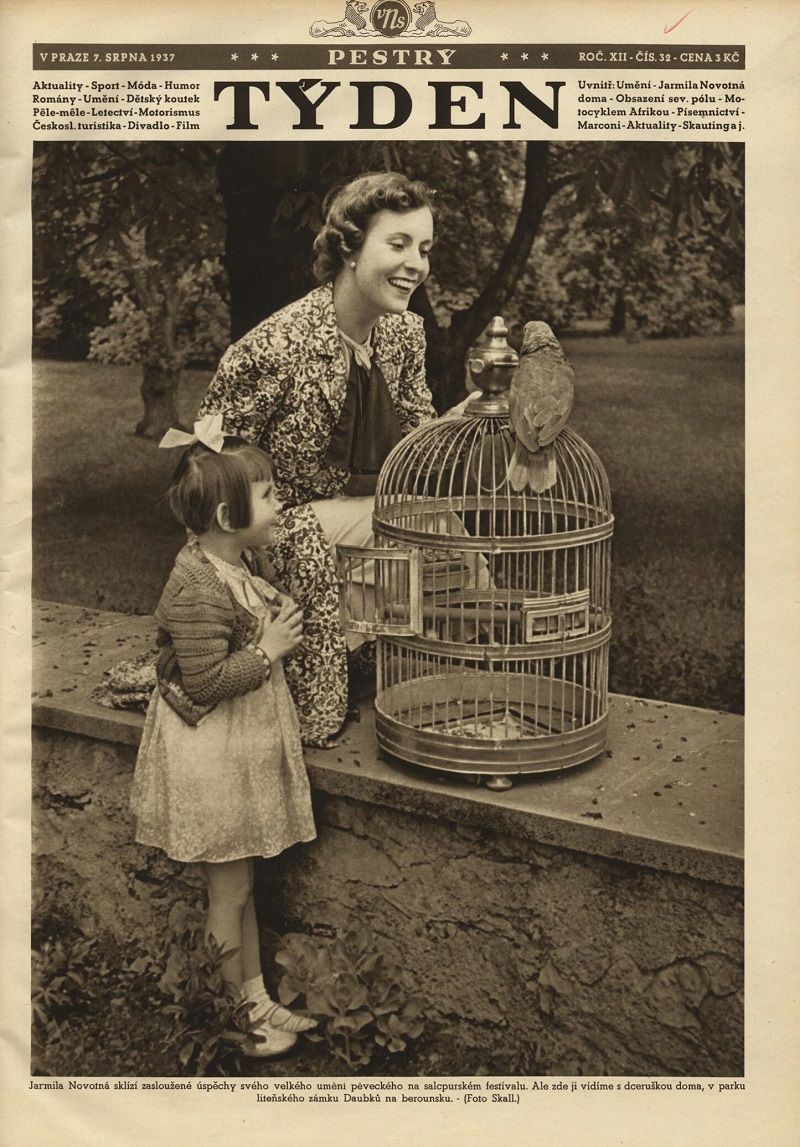 PESTRY TYDEN magazine side cover  12 No  32 7 August 1937