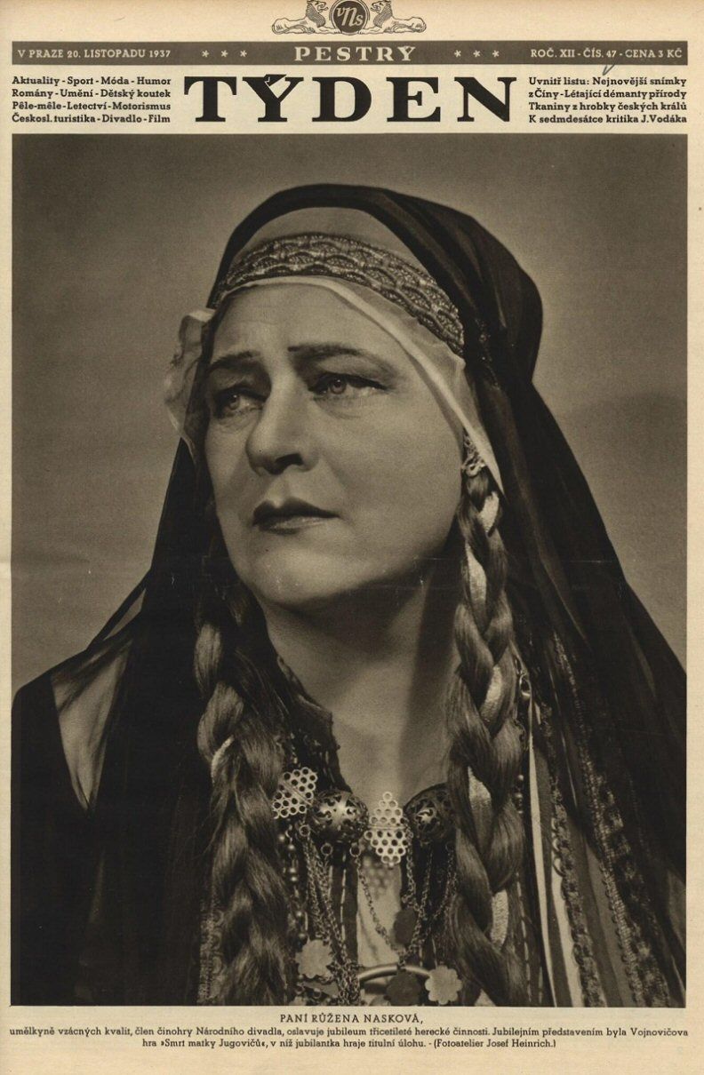 PESTRY TYDEN magazine side cover  12 No  47 20 November 1937
