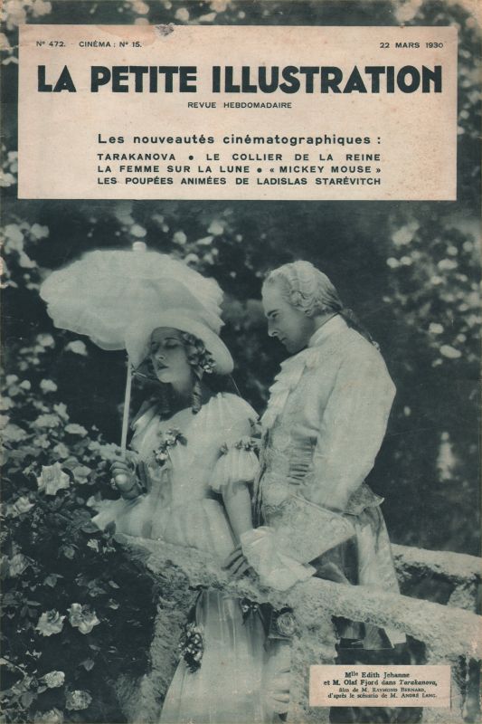 PETITE ILLUSTRATION | LA magazine side cover Issue 15 22 March 1930